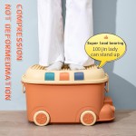 Kids Storage Box Manufacturer - Car Design With Wheels for Toys Clothes Books