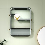 Cosmetics Storage Rack Manufacturer - Multi-Layer Wall-Mounted Punch-Free PS Material