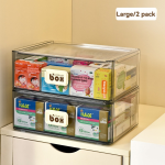 Medicine Storage Box Manufacturer - Large Capacity Stackable Dustproof Plastic
