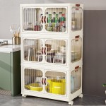 Storage Cabinet Manufacturer - Multi-layer Foldable Load-bearing with Wheels