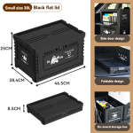 Outdoor Storage Box Manufacturer - 30L-60L Folding with Wooden Lid Trunk Container