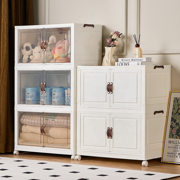 Storage Cabinet Manufacturer - Foldable Rectangle PP Multipurpose Adjustable