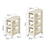 Storage Rack Manufacturer - Collapsible Corner with Wheels Stand Type