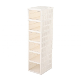 Shoe Storage Box Manufacturer - Space-saving Folding Flip Dust-proof Cabinet
