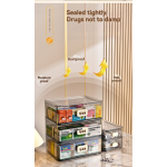 Medicine Storage Box Manufacturer - Large Capacity Stackable Dustproof Plastic