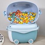 Children Storage Box Manufacturer - Large Capacity Pig Dolphin Building Blocks Basket