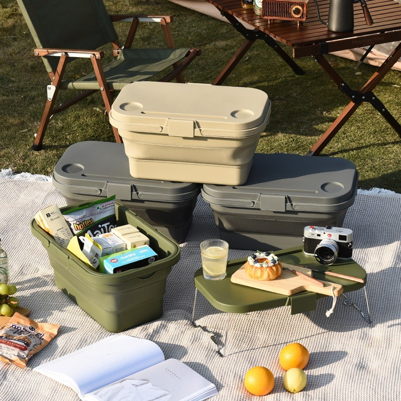 Picnic Basket Manufacturer - Portable Outdoor Plastic Foldable Food Container