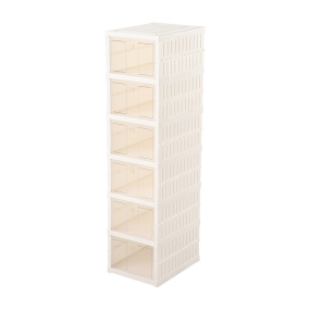 Shoe Storage Cabinet Manufacturer - Integrated Foldable Dust-proof Multi-layer