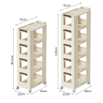 Storage Rack Manufacturer - Collapsible Corner with Wheels Stand Type