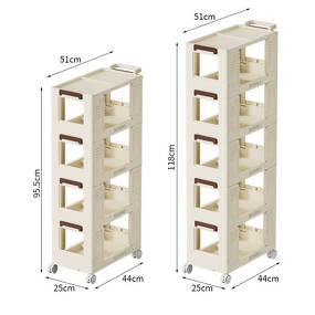Storage Rack Manufacturer - Collapsible Corner with Wheels Stand Type