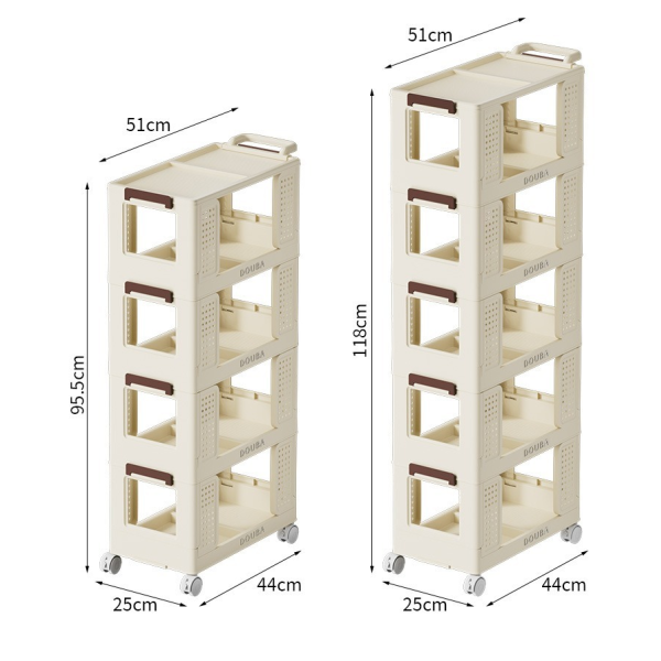 Storage Rack Manufacturer - Collapsible Corner with Wheels Stand Type