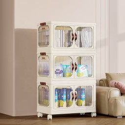 Storage Cabinet Manufacturer - Multi-layer Foldable Load-bearing with Wheels