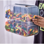 Toy Storage Container Manufacturer - Stackable Rectangle with Handle PP Material