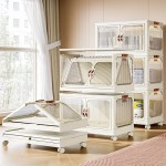 Storage Cabinet Manufacturer - Multi-layer Foldable Load-bearing with Wheels