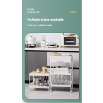 Storage Rack Manufacturer - Multi-Function Plastic with Cover Wheels Standing