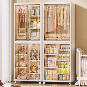 Baby Storage Cabinet Manufacturer - Stackable Foldable Collapsible Plastic Bin