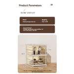 Shoe Cabinet Manufacturer - Folding Large Capacity Multi-Layer Plastic Box