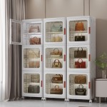 Home Storage Organizer Manufacturer - 4 Layers Living Room Sneakers Display Cabinet