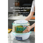 Grain Storage Container Manufacturer - Rotating Plastic with Moisture Lid 6 Compartments