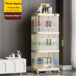 Storage Cabinet Manufacturer - Double Door Small Cart Stackable Display Cabinet