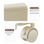 Kitchen Storage Rack Manufacturer - Modern Ultra-Thin PP Mobile Drawer Cart