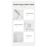 Picnic Basket Manufacturer - Foldable Side Open Camping Box with Table Lid