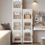 Home Storage Organizer Manufacturer - 4 Layers Living Room Sneakers Display Cabinet