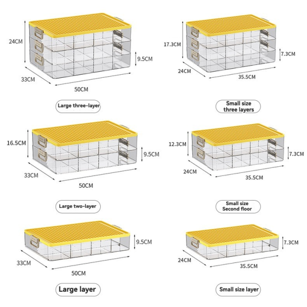 Building Blocks Storage Box Manufacturer - Modern Multifunctional Injection PET+ABS