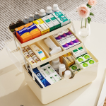 Cosmetic Storage Box Manufacturer - Plastic Collapsible Dust Proof Makeup Organizer