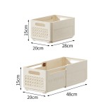 Storage Basket Manufacturer - Stackable Retractable Plastic Desktop Organizer