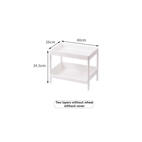 Storage Rack Manufacturer - Multi-layer Wooden Drawer-Type Wheeled Trolley