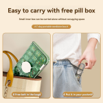 Pill Box Manufacturer - 28-Cell Rectangle Airtless BPA Free Medicine Organizer