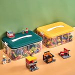 Toy Storage Container Manufacturer - Stackable Rectangle with Handle PP Material