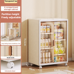 Plastic Wardrobe Manufacturer - Large Capacity Folding Collapsible with Wheels