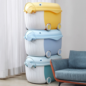 Children Storage Box Manufacturer - Large Capacity Pig Dolphin Building Blocks Basket