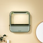 Cosmetics Storage Rack Manufacturer - Multi-Layer Wall-Mounted Punch-Free PS Material