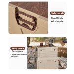 Car Storage Box Manufacturer - In-car Double Layer Portable SUV Trunk Organizer