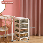 Household Storage Box Manufacturer - Stackable Collapsible Baskets with Wheels