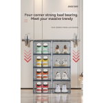 Shoe Box Manufacturer - Foldable Stackable Plastic Clear Modern Design