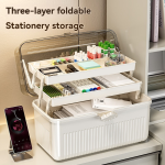 Medical Storage Box Manufacturer - Large Capacity Three-Layer Portable PP Plastic