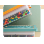 Toy Storage Box Manufacturer - Clear Plastic Stackable Building Blocks Organizer