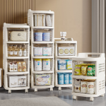 Home Organizer Cart Manufacturer - 5-Layer with Wheels Standing Type Trolley