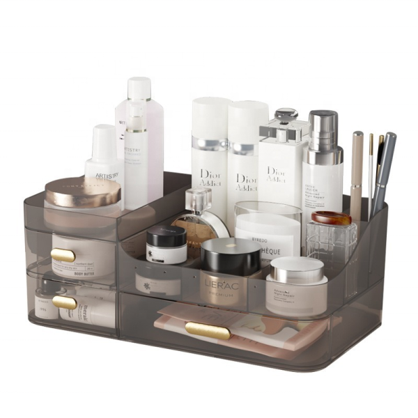Makeup Organizer Manufacturer - Acrylic Clear with Drawers Plastic Desktop