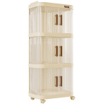 Storage Cabinet Manufacturer - Double Door Small Cart Stackable Display Cabinet