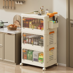 Storage Box Manufacturer - New Arrival Black Stackable PE Plastic Multifunction