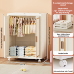 Wardrobe Drawer Manufacturer - Double Tiers Easy Installation Foldable Storage Box