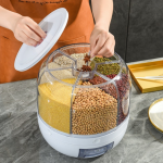 Cereal Dispenser Manufacturer - Automatic Eco-friendly Pet Food with Measuring Cup