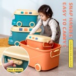 Kids Storage Box Manufacturer - Car Design With Wheels for Toys Clothes Books