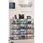 Shoe Box Manufacturer - Foldable Stackable Plastic Clear Modern Design