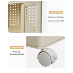 Storage Rack Manufacturer - Collapsible Corner with Wheels Stand Type